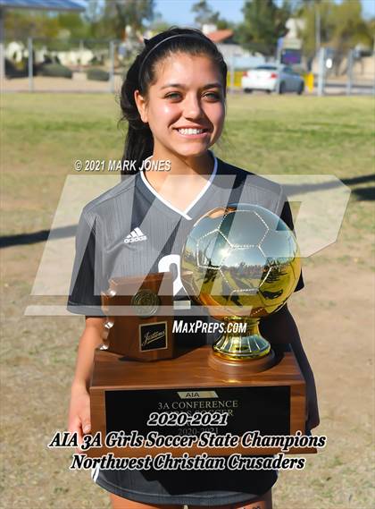 Thumbnail 3 in Northwest Christian vs. Scottsdale Christian Academy (AIA 3A Final - Awards) photogallery.