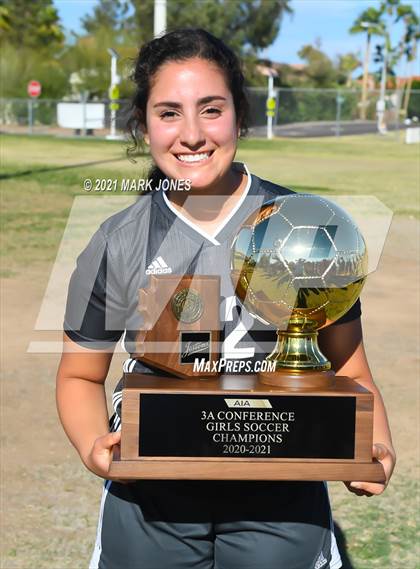 Thumbnail 3 in Northwest Christian vs. Scottsdale Christian Academy (AIA 3A Final - Awards) photogallery.