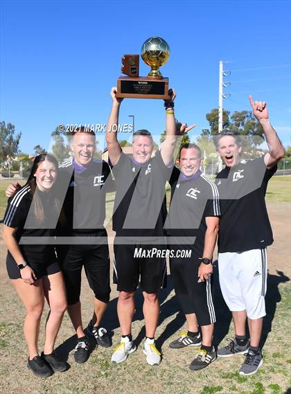 Thumbnail 2 in Northwest Christian vs. Scottsdale Christian Academy (AIA 3A Final - Awards) photogallery.