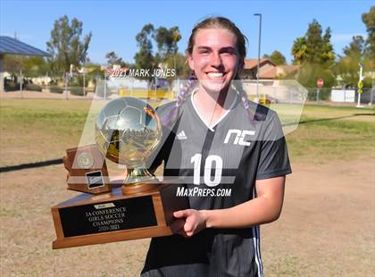 Thumbnail 2 in Northwest Christian vs. Scottsdale Christian Academy (AIA 3A Final - Awards) photogallery.