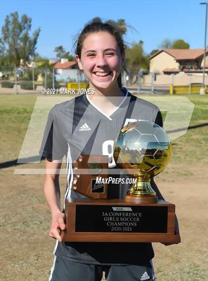 Thumbnail 3 in Northwest Christian vs. Scottsdale Christian Academy (AIA 3A Final - Awards) photogallery.