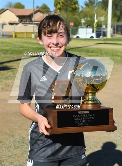 Thumbnail 2 in Northwest Christian vs. Scottsdale Christian Academy (AIA 3A Final - Awards) photogallery.