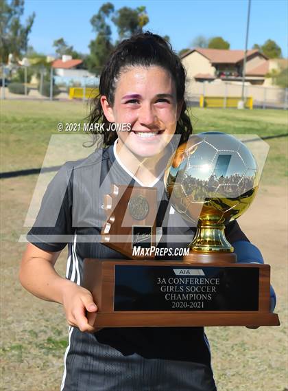 Thumbnail 3 in Northwest Christian vs. Scottsdale Christian Academy (AIA 3A Final - Awards) photogallery.