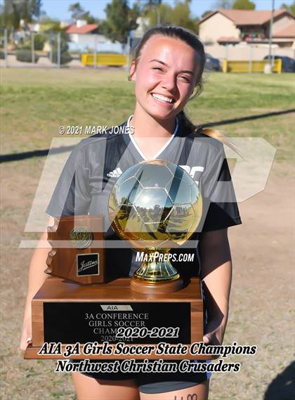 Thumbnail 2 in Northwest Christian vs. Scottsdale Christian Academy (AIA 3A Final - Awards) photogallery.