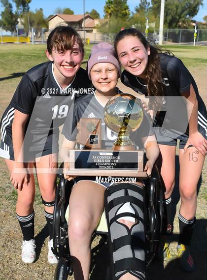 Thumbnail 3 in Northwest Christian vs. Scottsdale Christian Academy (AIA 3A Final - Awards) photogallery.