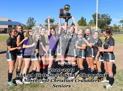 Thumbnail 2 in Northwest Christian vs. Scottsdale Christian Academy (AIA 3A Final - Awards) photogallery.