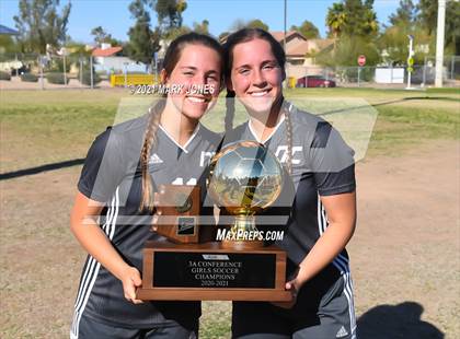 Thumbnail 1 in Northwest Christian vs. Scottsdale Christian Academy (AIA 3A Final - Awards) photogallery.