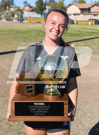 Thumbnail 1 in Northwest Christian vs. Scottsdale Christian Academy (AIA 3A Final - Awards) photogallery.