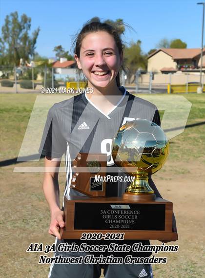 Thumbnail 1 in Northwest Christian vs. Scottsdale Christian Academy (AIA 3A Final - Awards) photogallery.