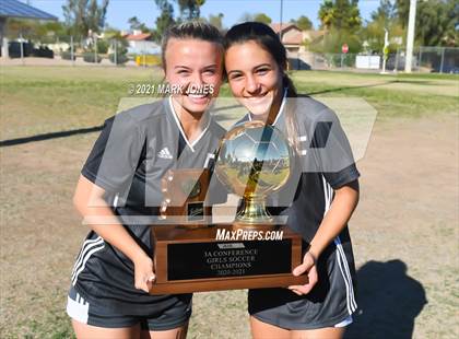 Thumbnail 3 in Northwest Christian vs. Scottsdale Christian Academy (AIA 3A Final - Awards) photogallery.