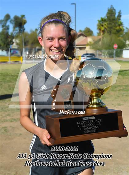 Thumbnail 3 in Northwest Christian vs. Scottsdale Christian Academy (AIA 3A Final - Awards) photogallery.
