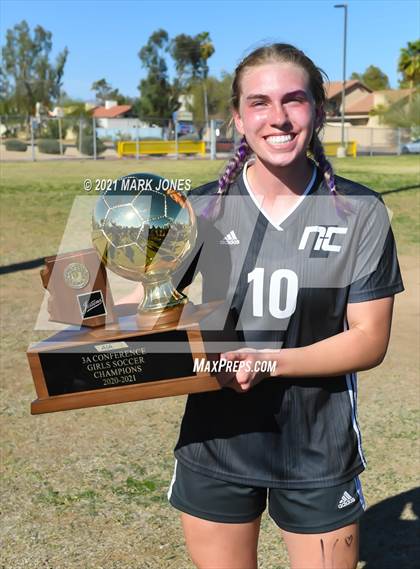 Thumbnail 3 in Northwest Christian vs. Scottsdale Christian Academy (AIA 3A Final - Awards) photogallery.