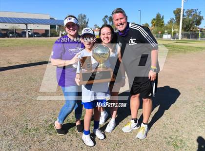 Thumbnail 2 in Northwest Christian vs. Scottsdale Christian Academy (AIA 3A Final - Awards) photogallery.