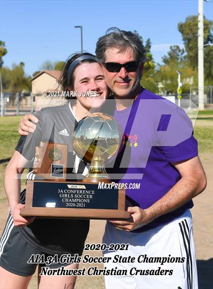 Thumbnail 1 in Northwest Christian vs. Scottsdale Christian Academy (AIA 3A Final - Awards) photogallery.