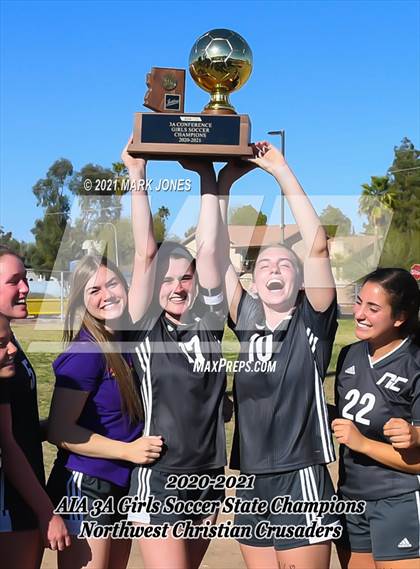 Thumbnail 1 in Northwest Christian vs. Scottsdale Christian Academy (AIA 3A Final - Awards) photogallery.