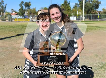 Thumbnail 1 in Northwest Christian vs. Scottsdale Christian Academy (AIA 3A Final - Awards) photogallery.