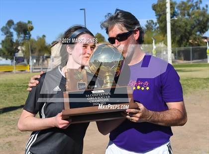 Thumbnail 2 in Northwest Christian vs. Scottsdale Christian Academy (AIA 3A Final - Awards) photogallery.