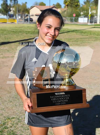 Thumbnail 2 in Northwest Christian vs. Scottsdale Christian Academy (AIA 3A Final - Awards) photogallery.