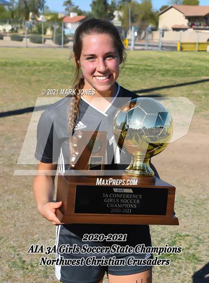 Thumbnail 2 in Northwest Christian vs. Scottsdale Christian Academy (AIA 3A Final - Awards) photogallery.