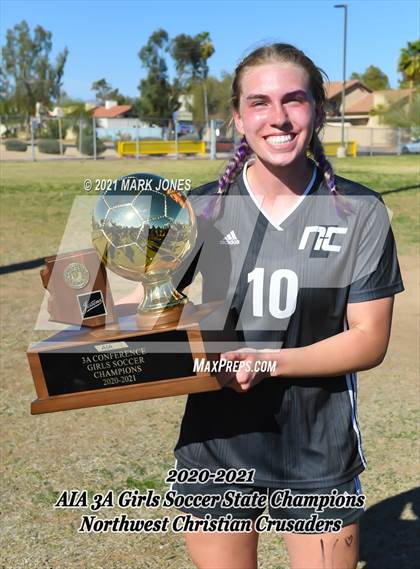 Thumbnail 1 in Northwest Christian vs. Scottsdale Christian Academy (AIA 3A Final - Awards) photogallery.
