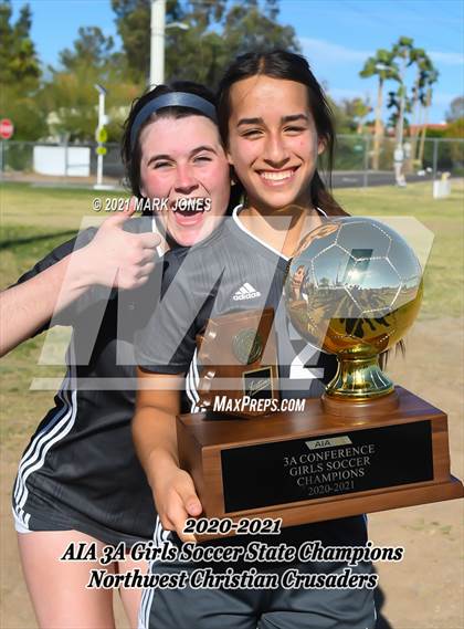 Thumbnail 1 in Northwest Christian vs. Scottsdale Christian Academy (AIA 3A Final - Awards) photogallery.