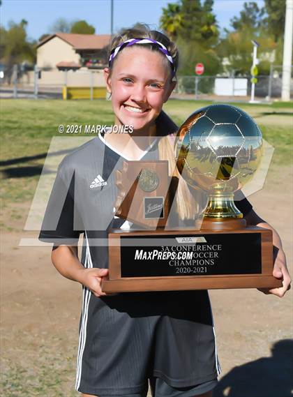 Thumbnail 3 in Northwest Christian vs. Scottsdale Christian Academy (AIA 3A Final - Awards) photogallery.