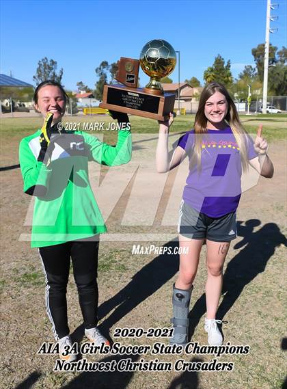 Thumbnail 1 in Northwest Christian vs. Scottsdale Christian Academy (AIA 3A Final - Awards) photogallery.
