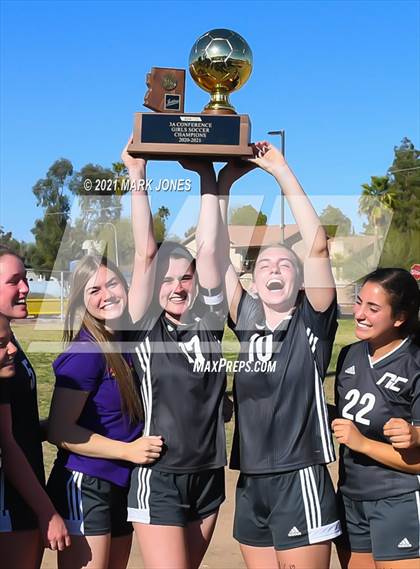 Thumbnail 3 in Northwest Christian vs. Scottsdale Christian Academy (AIA 3A Final - Awards) photogallery.