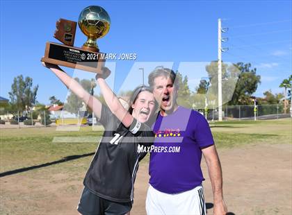 Thumbnail 2 in Northwest Christian vs. Scottsdale Christian Academy (AIA 3A Final - Awards) photogallery.
