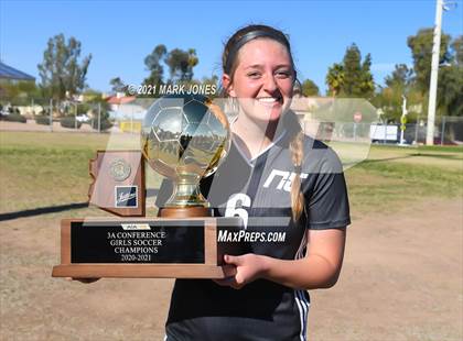 Thumbnail 3 in Northwest Christian vs. Scottsdale Christian Academy (AIA 3A Final - Awards) photogallery.