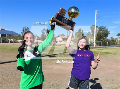 Thumbnail 1 in Northwest Christian vs. Scottsdale Christian Academy (AIA 3A Final - Awards) photogallery.