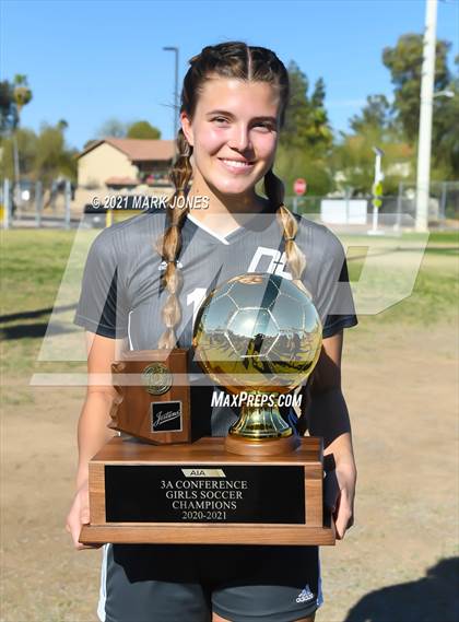 Thumbnail 3 in Northwest Christian vs. Scottsdale Christian Academy (AIA 3A Final - Awards) photogallery.