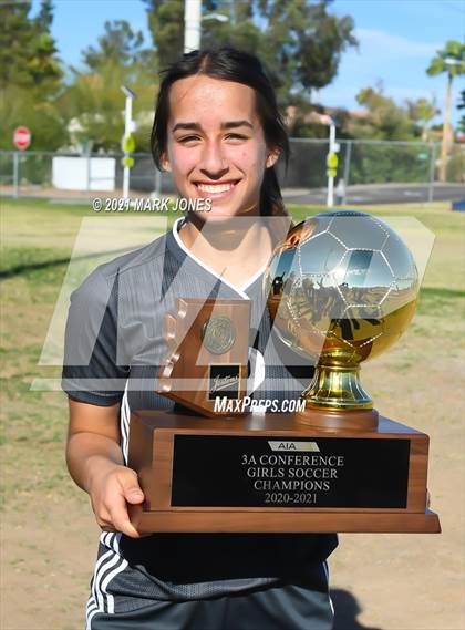 Thumbnail 2 in Northwest Christian vs. Scottsdale Christian Academy (AIA 3A Final - Awards) photogallery.