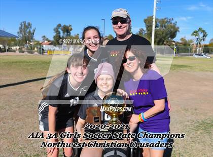 Thumbnail 3 in Northwest Christian vs. Scottsdale Christian Academy (AIA 3A Final - Awards) photogallery.