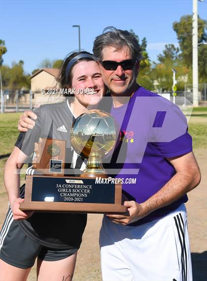 Thumbnail 3 in Northwest Christian vs. Scottsdale Christian Academy (AIA 3A Final - Awards) photogallery.