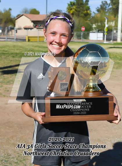Thumbnail 1 in Northwest Christian vs. Scottsdale Christian Academy (AIA 3A Final - Awards) photogallery.