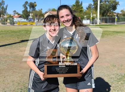 Thumbnail 3 in Northwest Christian vs. Scottsdale Christian Academy (AIA 3A Final - Awards) photogallery.