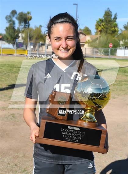 Thumbnail 2 in Northwest Christian vs. Scottsdale Christian Academy (AIA 3A Final - Awards) photogallery.