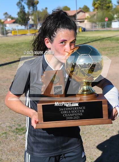 Thumbnail 2 in Northwest Christian vs. Scottsdale Christian Academy (AIA 3A Final - Awards) photogallery.