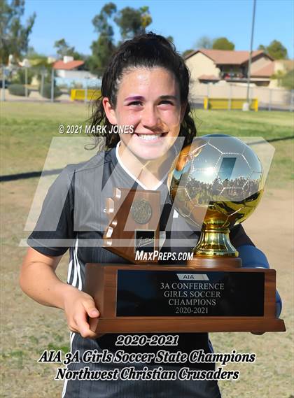 Thumbnail 1 in Northwest Christian vs. Scottsdale Christian Academy (AIA 3A Final - Awards) photogallery.