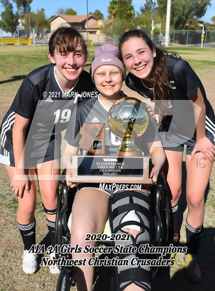Thumbnail 1 in Northwest Christian vs. Scottsdale Christian Academy (AIA 3A Final - Awards) photogallery.