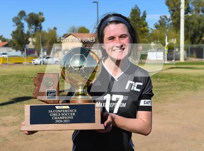 Thumbnail 3 in Northwest Christian vs. Scottsdale Christian Academy (AIA 3A Final - Awards) photogallery.