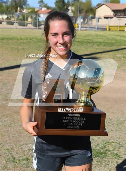 Thumbnail 1 in Northwest Christian vs. Scottsdale Christian Academy (AIA 3A Final - Awards) photogallery.