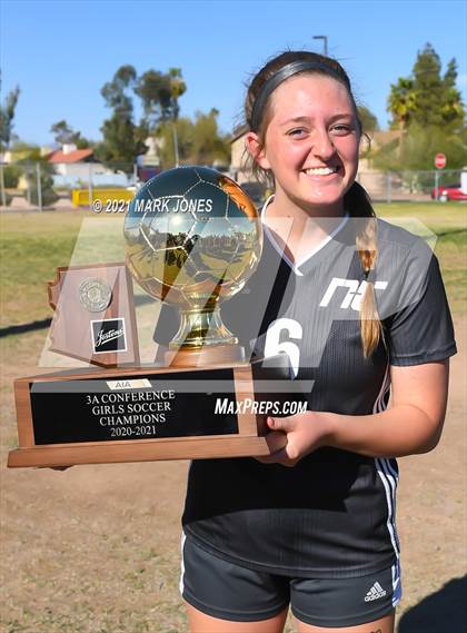 Thumbnail 1 in Northwest Christian vs. Scottsdale Christian Academy (AIA 3A Final - Awards) photogallery.