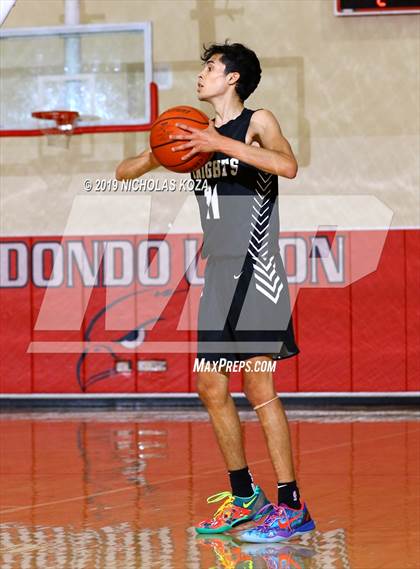 Thumbnail 3 in Bishop Montgomery vs. Saugus (Ryse Williams/Pac Shores Tournament) photogallery.