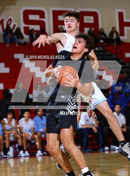 Thumbnail 2 in Bishop Montgomery vs. Saugus (Ryse Williams/Pac Shores Tournament) photogallery.