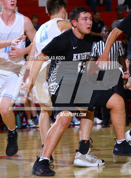 Thumbnail 3 in Bishop Montgomery vs. Saugus (Ryse Williams/Pac Shores Tournament) photogallery.