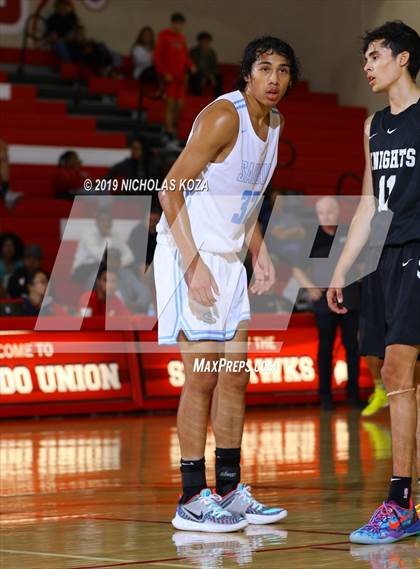 Thumbnail 3 in Bishop Montgomery vs. Saugus (Ryse Williams/Pac Shores Tournament) photogallery.