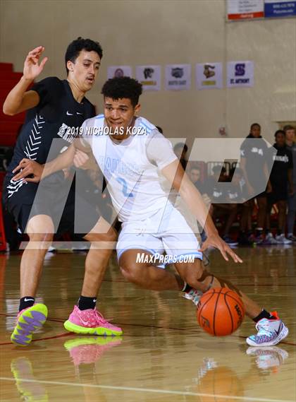 Thumbnail 3 in Bishop Montgomery vs. Saugus (Ryse Williams/Pac Shores Tournament) photogallery.