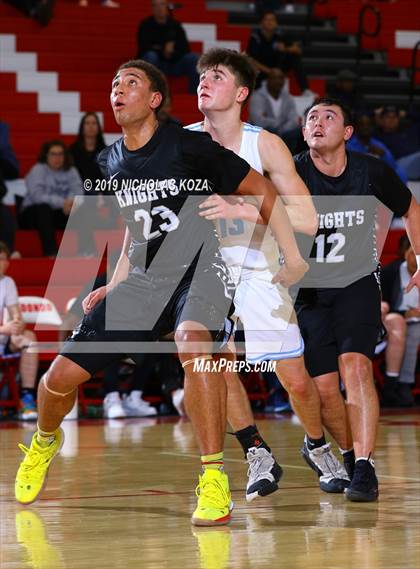 Thumbnail 1 in Bishop Montgomery vs. Saugus (Ryse Williams/Pac Shores Tournament) photogallery.